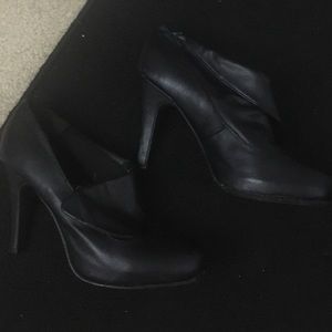 Madden Girl Black Bootie Heels